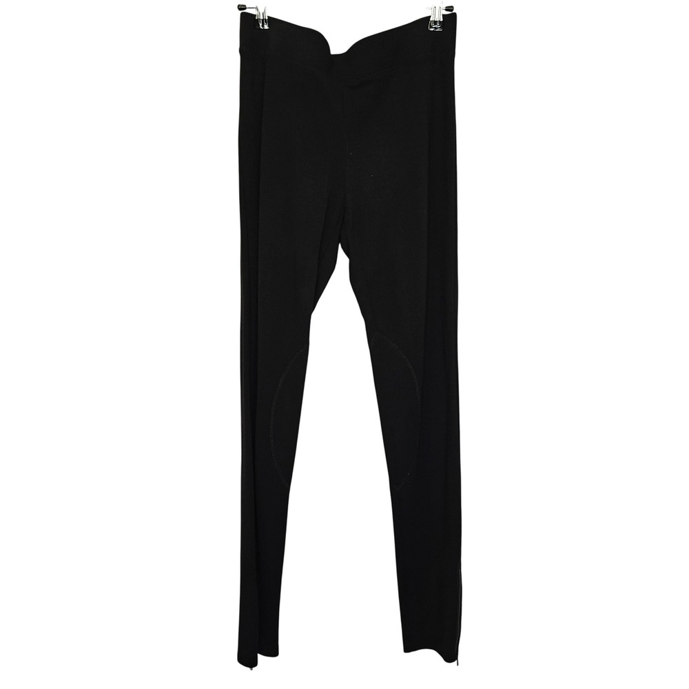 CAbi Black Pointe Riding Zipper Ankle 30" Inseam Style#999 Legging Size Medium‎
